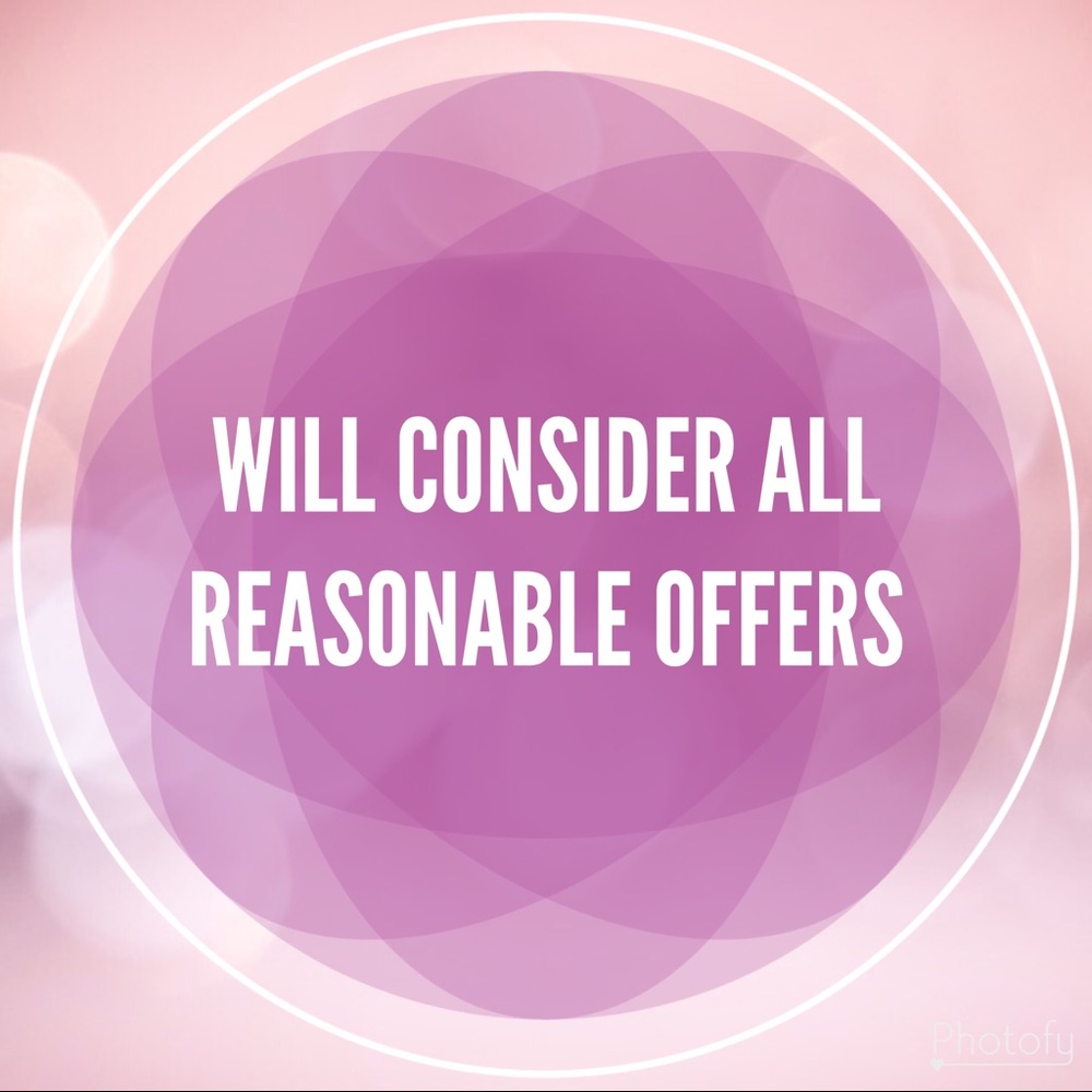 Make a reasonable offer!